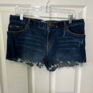 4/$20 🙈 Mossimo Supply Co. Blue Jean Shorts Distressed Cut-Off